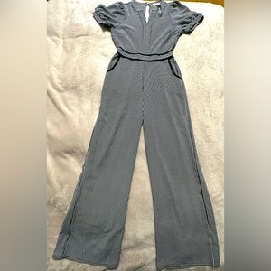 Monteau Women’s Striped Jumpsuit